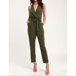 NWT - Lulu's Sleeveless Jumpsuit "In The City"